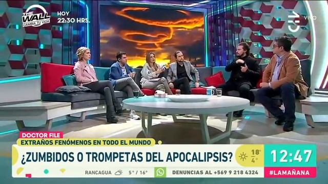Dr. File habló de OVNI vinculado a trompetas de Apocalipsis (2/4) - Contigo La Mañana смотреть онлайн