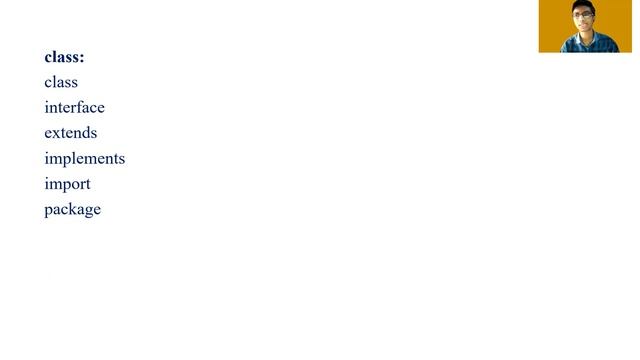 Java - Keywords | Reserved Literals | Reserved Words List