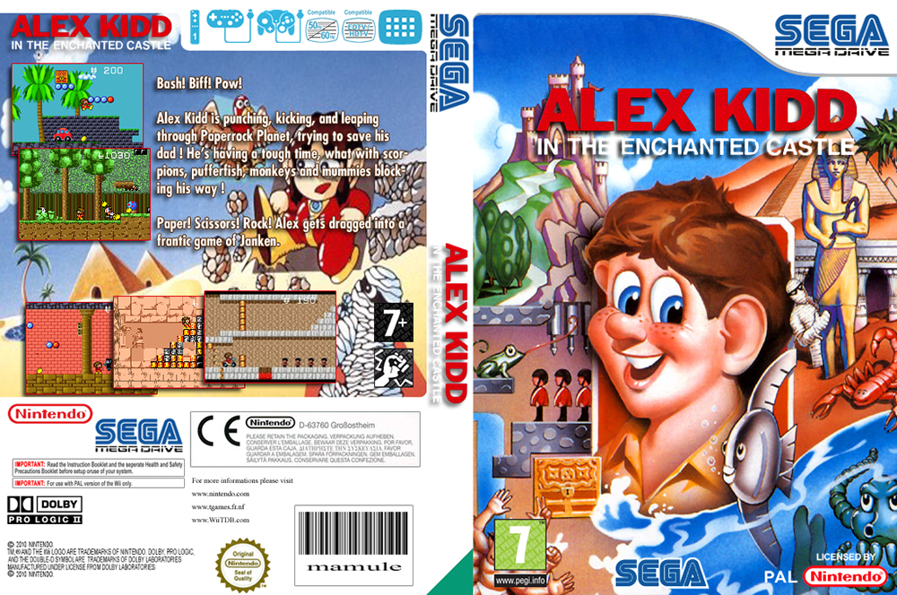 Alex Kidd in the Enchanted Castle прохождение SEGA смотреть онлайн
