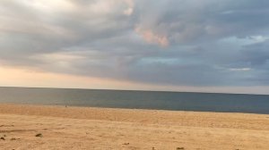 Крым. Казантипский залив. Завораживающий закат.