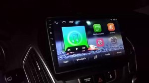 Hyundai IX35, магнитола 10.0 дюймов на Android 7.1 из Китая (в штатное место).