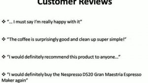 Nespresso D520 Gran Maestria Espresso Maker Platinum