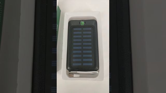 Повербанк с солнечной панелью (power bank) 50000mAh (2400mAh) Boro JS-5