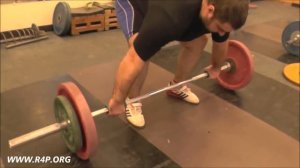 Тренировка сборной России по тяжелой атлетике (Russian weightlifting team training)