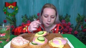 МУКБАНГ БУТЕРБРОДЫ ГОРЯЧИЕ С КОЛБАСОЙ И СЫРОМ///MUKBANG SANDWICHES/БУТЕРЫ С ИКРИМОЙ///не АСМР///