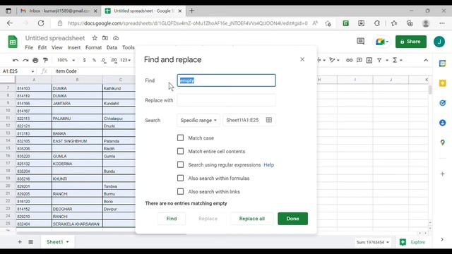 How to replace blank cells in Google Sheet | Google sheets | Find and replace blank cells with valu смотреть онлайн