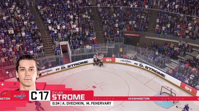 Washington Capitals vs New York Rangers - EA SPORTS NHL 24 - Gameplay 12/2023