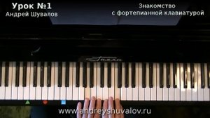 Урок 1. Знакомство с фортепианной клавиатурой. «Миллион алых роз». Курс "Любительское музицирование