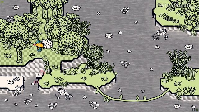 Пицца и Цикория, Болото-проглото ☀ Chicory: A Colorful Tale Прохождение игры #3 смотреть онлайн