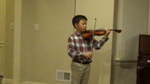 Viotti, Violin Concerto No.  23 in G Major, 1st Mov't - Aaron 12/16/17