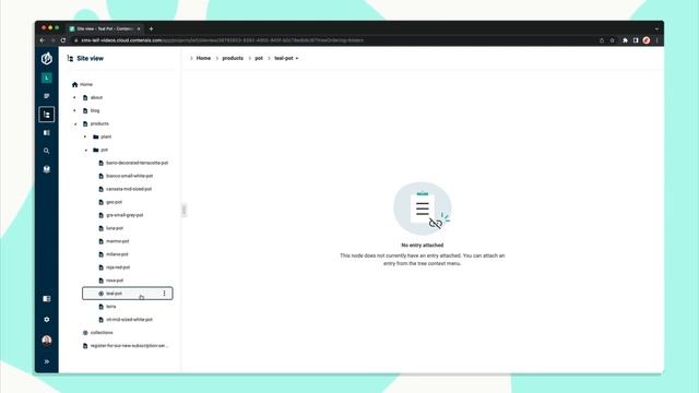 Contensis tutorial: Attach an entry to a node смотреть онлайн