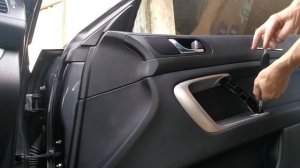 Как снять обшивку карту передней двери SUBARU OUTBACK/demontaz boszka drzwi przod/door panel remova