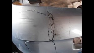 Ремонт пластикового бампера ВАЗ 1118 КАЛИНА