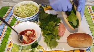 хот-дог в микроволновке
