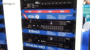 mmag ru: Musikmesse 2014 - MOTU 828x - thunderbolt, usb аудио-интерфейс