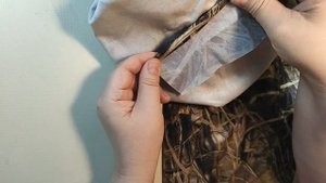 как я пришиваю заплатку на брюки с подкладкой.#латка#заплатка
