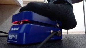 Valeton Mini Wah Surge EP 1 demo with fender telecaster american standard 1988