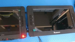 Portable Dual 10" Monitor DVD Player Car Headrest Install