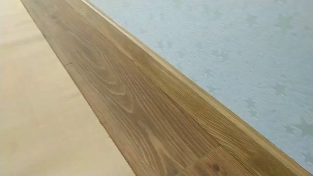 Плинтус MDF Paint GRACE . Обзор объекта #ремонтквартир #укладкаламината #плинтуснапольный