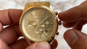 Обзор Оригинальных Мужских Часов Michael Kors MK8281 - Men’s Michael Kors Lexington Gold Tone Revie