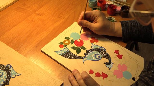 Мастер-класс "Роспись комплекта Лето" 2ч (А.Борисова) смотреть онлайн