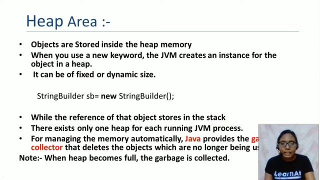 Memory Management Tutorial in Java | Java Stack vs Heap | Java Tutorial For Beginners | By LearnAt