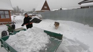 Мотоблок Aurora 1400 + Ozka 7.00-12 ПРИШЕЛ НА ПОМОЩЬ ЗИМОЙ!