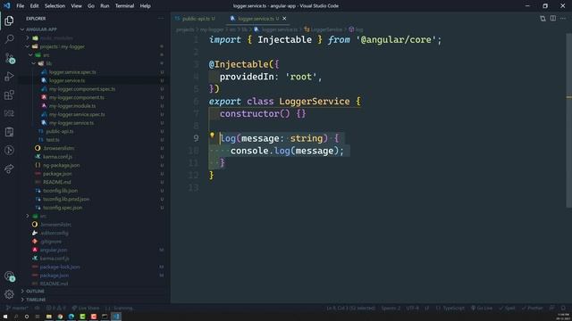 31. Create Angular Logger Library and use or import the library in the Angular Project - Angular CL смотреть онлайн