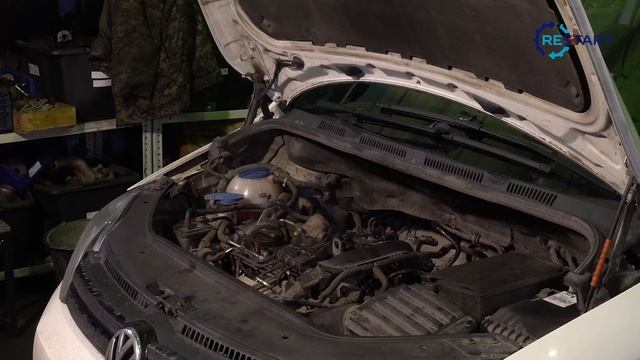 Диагностика турбины VW CADDY 1.2 - повышенный расход масла, посторонние звуки (дребезг) смотреть онлайн