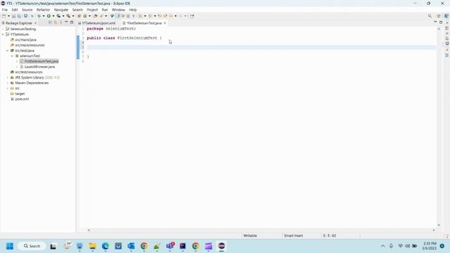 Class 1- Selenium First Test(Launch your browser)#automation #selenium #learnselenium