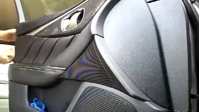 Как снять обшивку карту передней двери INFINITI Q50/demontaz boczka drzwi przod/door panel removal!