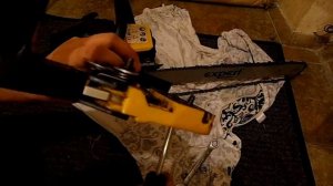 Замена цепи,шины в бензопиле