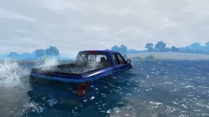 Цунами против машин - BeamNG Drive