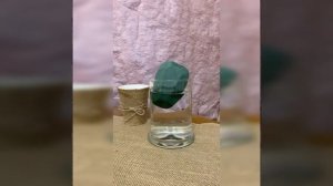 Как сделать необычную новогоднюю композицию в стакане.