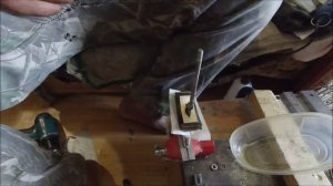 Добротный нож,ручка корень вяза,латунь,кожа,Зделано болгаркой. (MAKING)