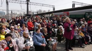 Ретро-поезд «Победа» во Владивостоке