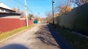 Енакиево. Северный посёлок в конце октября 2023