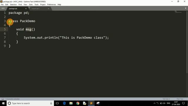 19 | What is a Package in JAVA? | How can we use it?