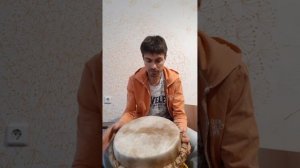 Большой джембе 12" из ясеня своими руками. #djembe #drums #барабаны #джембе