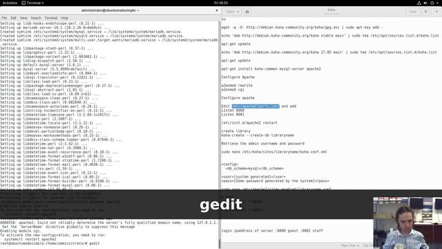 How To Install Koha 17.05 Open Source Library in Debian 9 смотреть онлайн