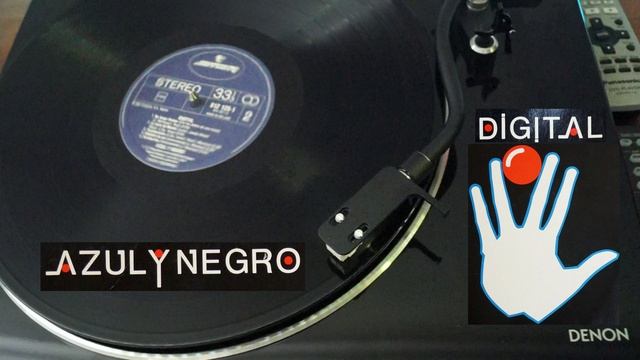 No Tengo Tiempo - Azul y Negro 1983 "Digital" Vinyl Disk 4K Rock Dance Instrumental