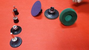 Оправки Ролок, Roloc для шлифовальных машин, дрелей и шуруповёртов