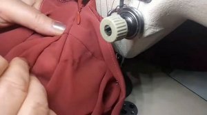Как пришить потайную молнию в юбке с поясом.
