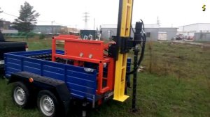 Бурение скважин шнеками для инженерно геологических изысканий.