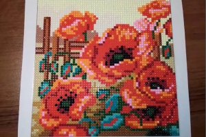 МАКИ Алмазная мозайка из Фикс прайс