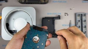 Apple Mac Mini 2014 (A1347) Upgrade and install SSD or Hard Drive replacement