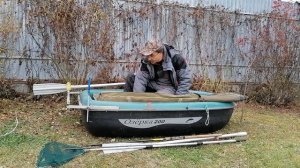 Маленькая лодка из ПНД для рыбалки