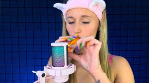 АСМР🎙️🤤Обзор Микрофона MAONO DGM20 RGB Gaming Internet Microphone ASMR