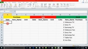 How to stock maintain in Microsoft Excel