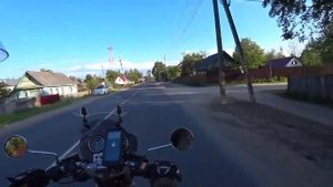 Покатушки на хонда сб 1000 , Западная Двина